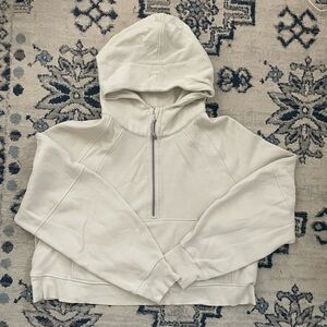 Lululemon Scuba Oversized Half-Zip Hoodie Bone